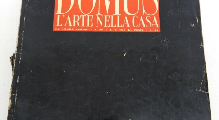 Domus 1932. Num. 60. L’arte nella casa.