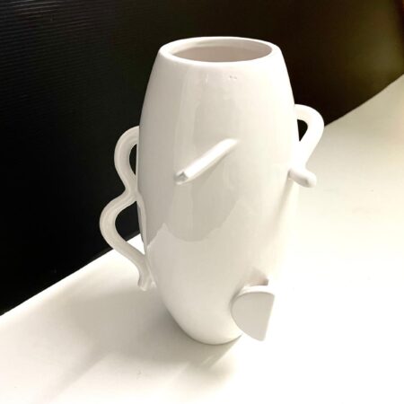 Vaso Deabaltea in argilla smaltata di Alessandro Mendini per Zanotta, Italia. Su disegno di Mendini del 1986