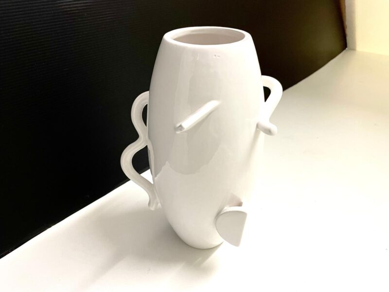 Vaso Deabaltea in argilla smaltata di Alessandro Mendini per Zanotta, Italia 1986