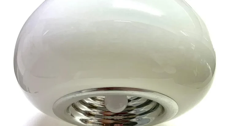 Lampada Flos Black and White Castiglioni 540 S Design Anni 60 Vintage