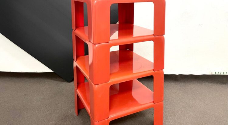 Set of 4 “Quattro Gatti” Modular Coffee Tables by Mario Bellini for C&B Italia, 1960s
